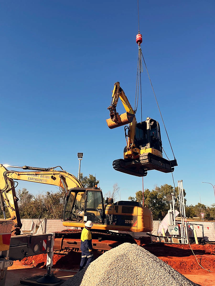 Ampol Broome, Western Australia fuel site project: tank removal (photo 8)